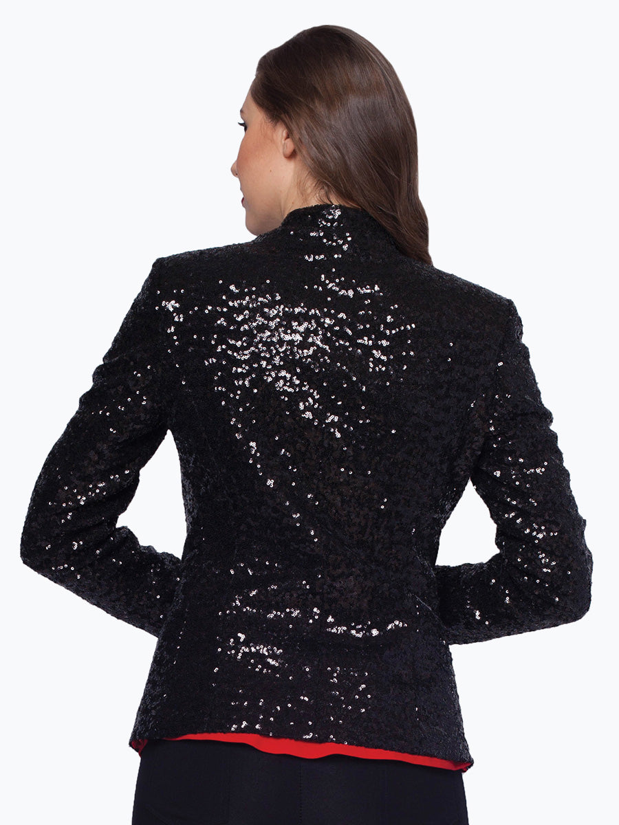 Dazzle Diva: The Showstopper Sequined Jacket