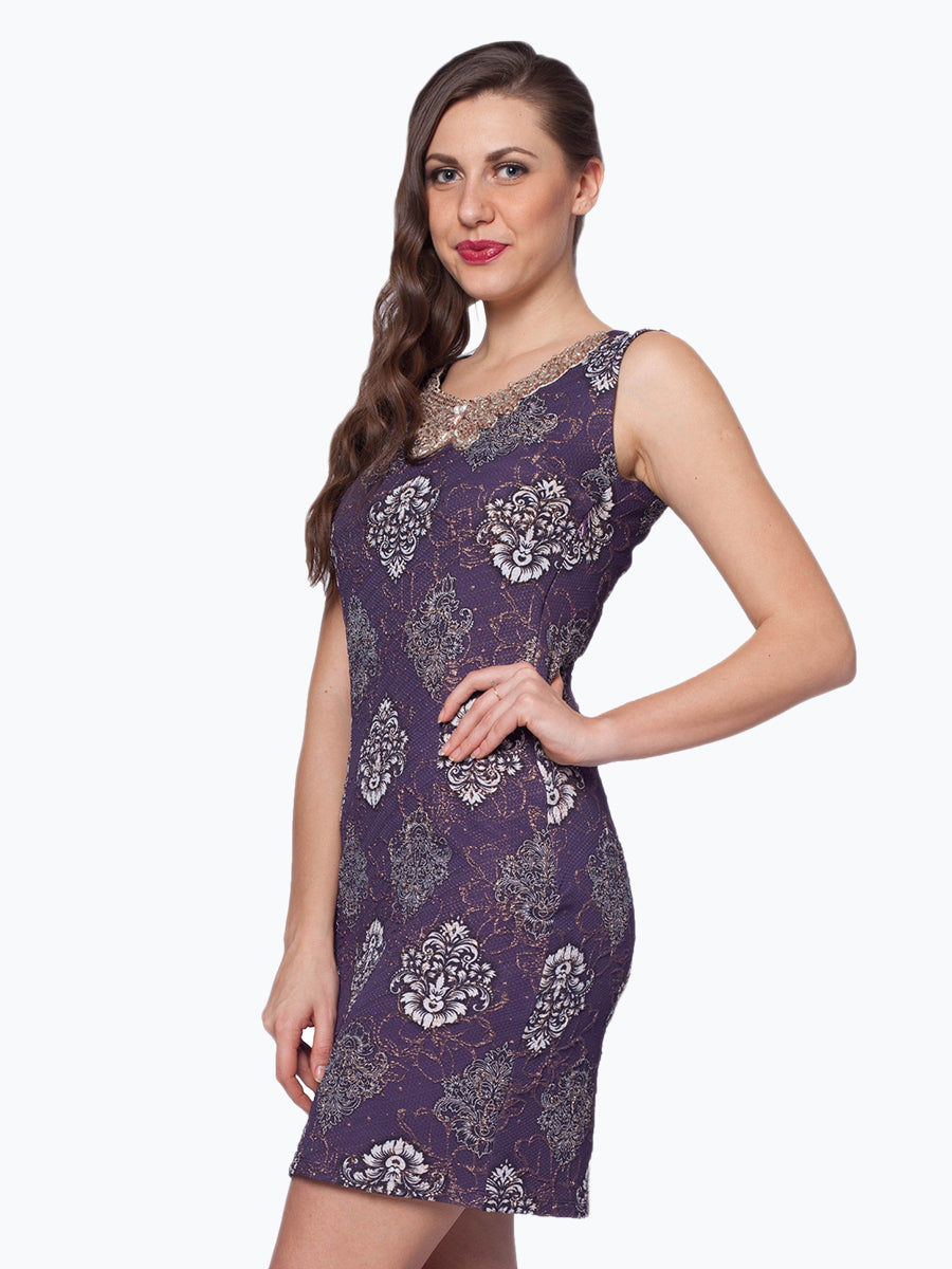 Elegant Embellished Short Dress