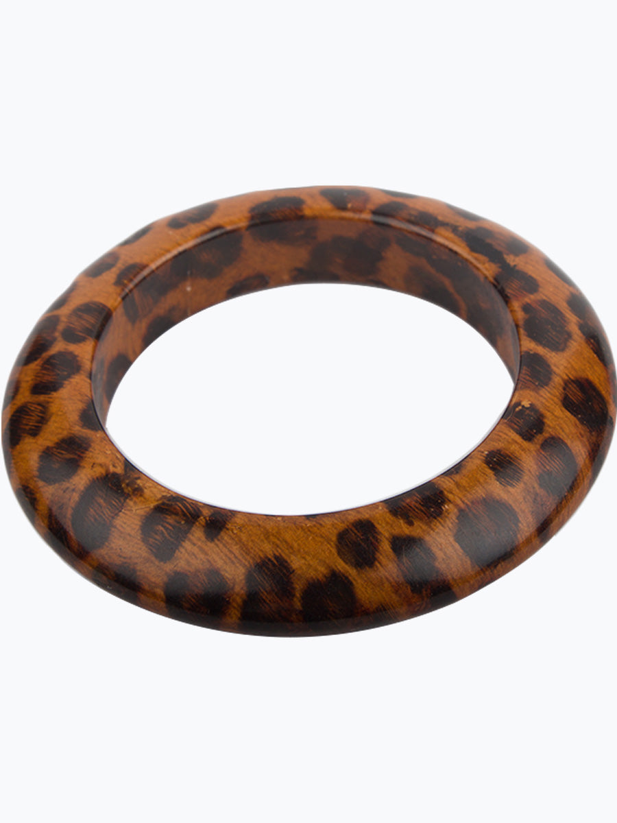 Cheetah Spot Bangle Bracelet
