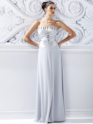 Acetate Satin Couture Dress #869