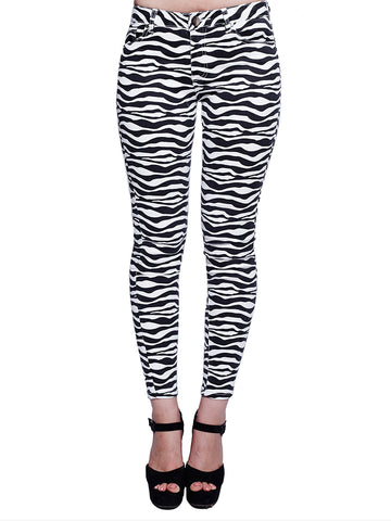 Elevate Your Style: Eye-catching Black and White Printed Pants