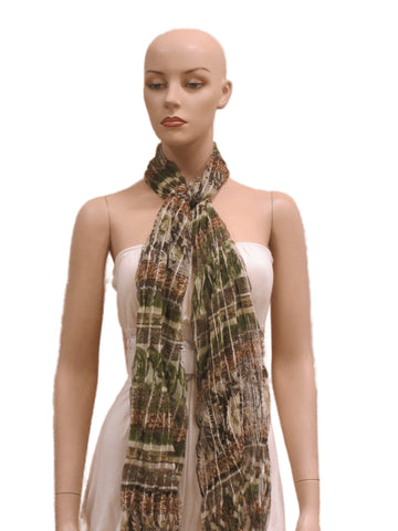 Nature's Beauty: Printed Scarf with Botanical Prints