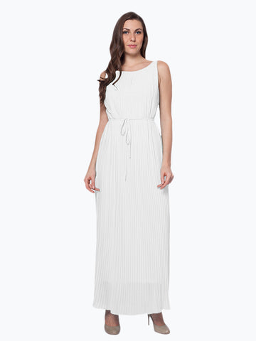 All Over Pleated Maxi Dress