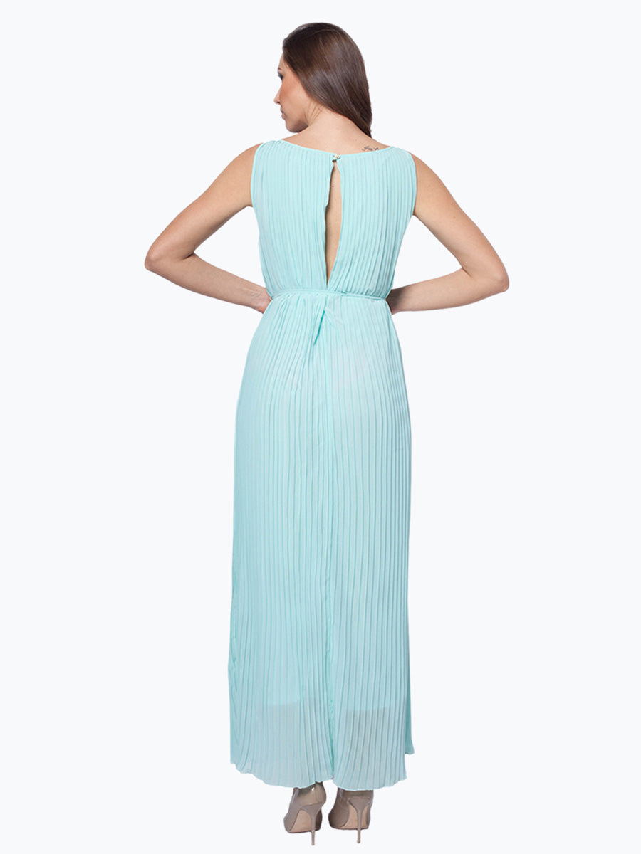 All Over Pleated Maxi Dress