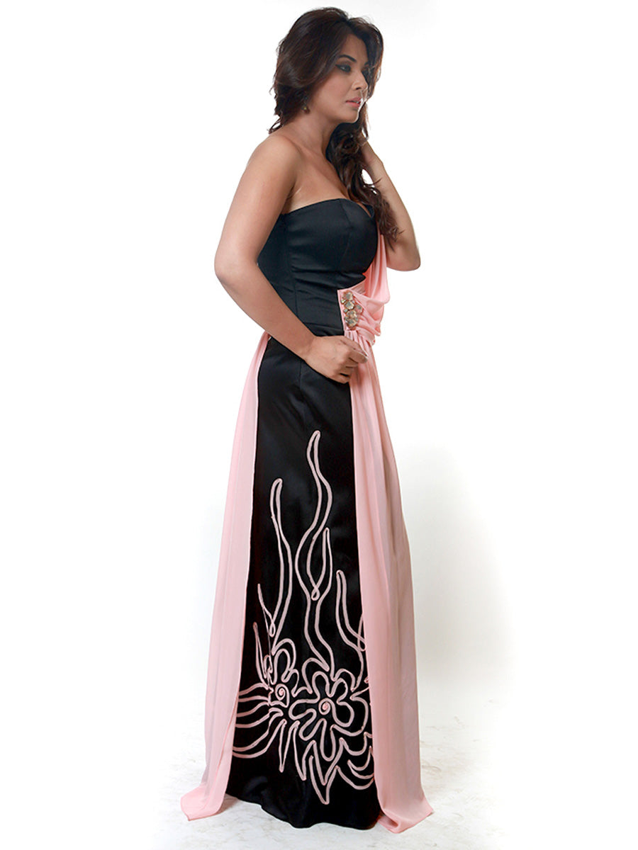 Classy Draped Gown