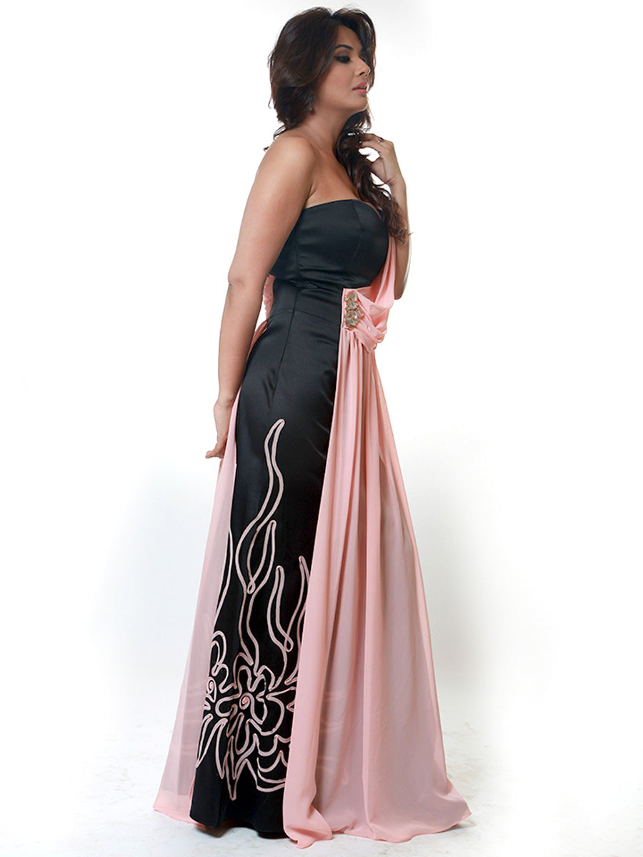 Classy Draped Gown