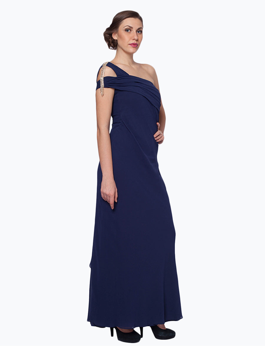 Classy One Shoulder Gown