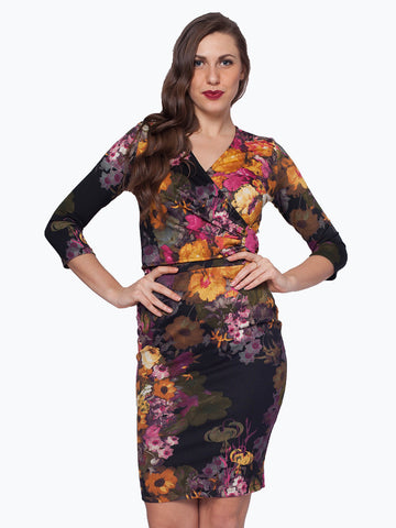 Gorgeous Printed Wrap Dress