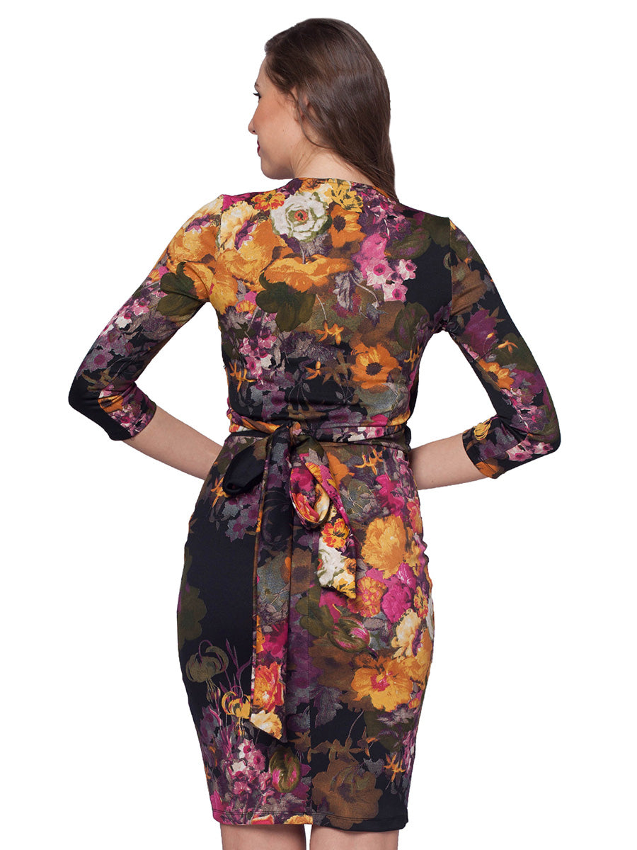 Gorgeous Printed Wrap Dress