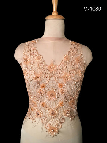 Ravishing Allure: Hand-Beaded Bustier Adorned with Beads, Sequins, Threadwork, Pearls and Exquisite Rhinestones