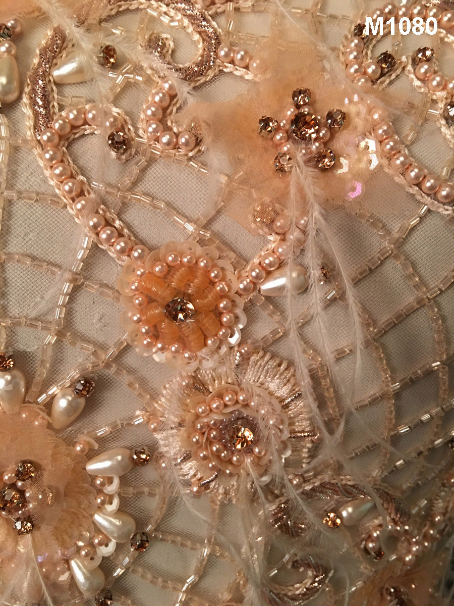 Ravishing Allure: Hand-Beaded Bustier Adorned with Beads, Sequins, Threadwork, Pearls and Exquisite Rhinestones