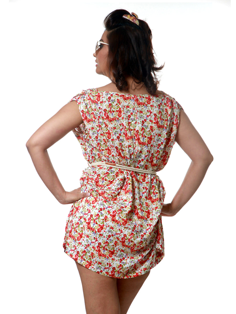 Multicolor Printed Dress